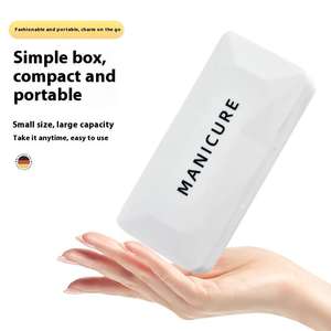 Ensemble de coupe-ongles portables avec lime en verre outils de manucure manucure ensembles de pédicure coupe-ongles en acier inoxydable ensemble de coupe-ongles - Product Image 5