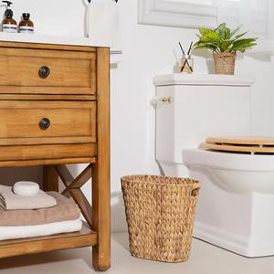 Panier de rangement multifonction en jacinthe d'eau, panier de rangement fait à la main, vente en gros, écologique, fabriqué au Vietnam - Product Image 3