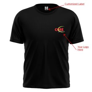 T-shirt pour homme en polyester 100% de haute qualité à séchage rapide et respirant à manches courtes Street Wear noir avec un profit élevé - Product Image 4