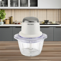 Mini robot culinaire électrique professionnel 1.2L usage domestique haute efficacité Portable écologique facile à nettoyer lames en plastique personnalisées