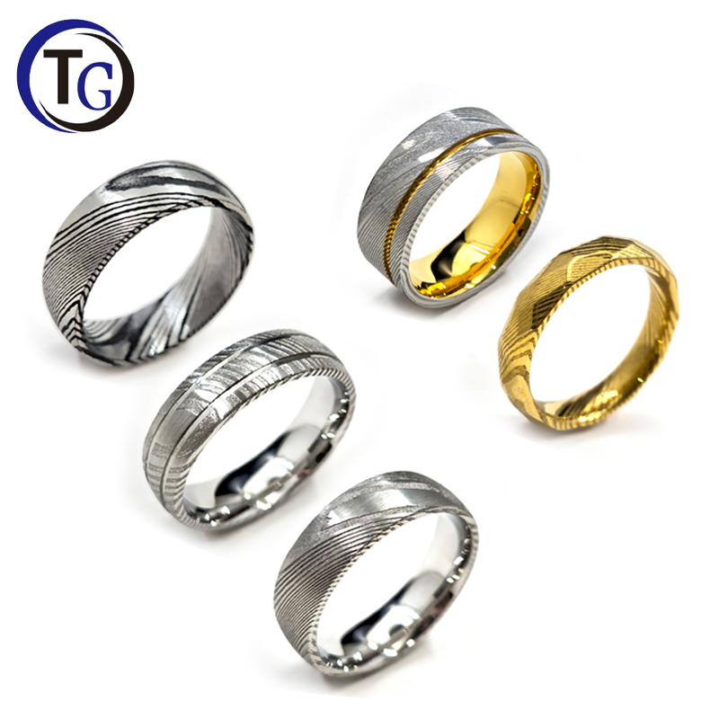 Fashion Jewelry Hammered Design 8mm14K Gold