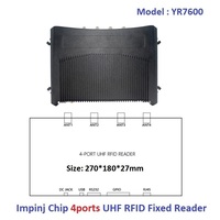 Lector RFID UHF Industrial Fijo de 4 Puertos |   Impinj R2000 |   EPC Gen2 ISO18000-6C |   Plástico |   Seguimiento de Inventario de Almacén