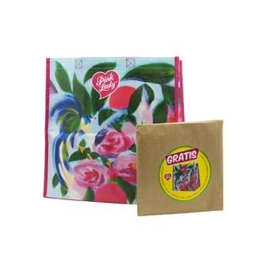 Sac tissé en PP laminé imperméable imprimé couleur personnalisé, promotion du fabricant vietnamien, sac de courses à poignée - Product Image 1