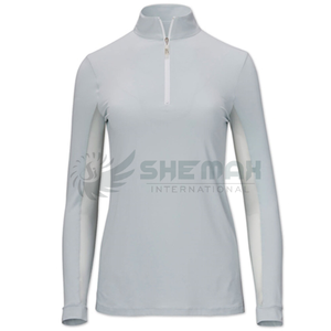 La camisa de capa base de equitación de compresión térmica de alto rendimiento proporciona flexibilidad de comodidad y calidez para el entrenamiento de jinetes - Product Image 2