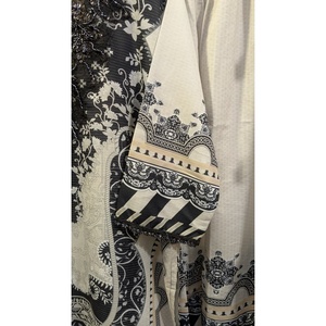 MARIA B Inspired Handwork 3 Piece Chiffon Suit Customizable Logo Formal Blazer <b>Top</b> Set for Ladies XXL Size for Autumn Winter - Product Image 3