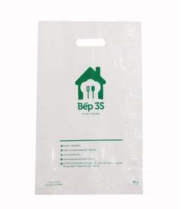 Sacs de marchandises réutilisables en plastique extra épais avec poignée Sacs à provisions découpés au détail pour cadeaux Emballage pratique - Product Image 4