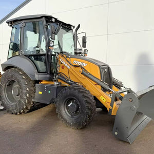 2025 72 kW moteur Diesel chargeur rétrocaveuse pour Case 570SV 4WD Mini chargeur frontal 4 tonnes charge nominale boîte de vitesses pompe roulement noyau - Product Image 3