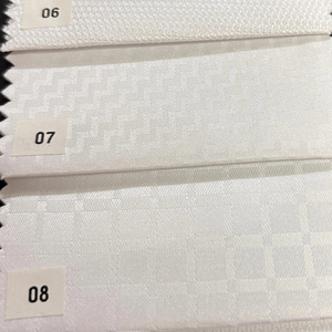 Tela de Tejido Dobby de Polialgodón de la Mejor Calidad de Exportador Textil Global para Camisas Blancas, Prendas de Boda, Teñida con Hilo para Niños y Niñas - Product Image 3