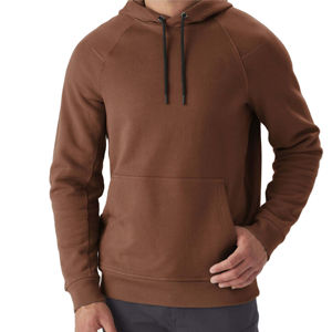Wholesale Men OEM Custom Service Plain Dyed Fleece Windproof Breathable <b>Hoodies</b> Digital Printing Regular Fit - Product Image 2