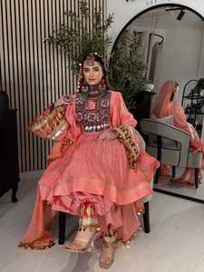 ชุดเดรสปักลายลูกไม้สไตล์วินเทจสำหรับมุสลิมอ่าวยาวถึงเข่าสำหรับผู้หญิงชุดเดรสผ้าไหมทรงเอไลน์หรูหรา - Product Image 4