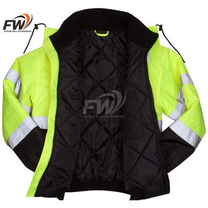 Chaqueta Impermeable para Hombre, de Alta Visibilidad, Color Sostenible, Resistente al Viento, para Senderismo, con Capucha Personalizada de Fábrica - Product Image 2