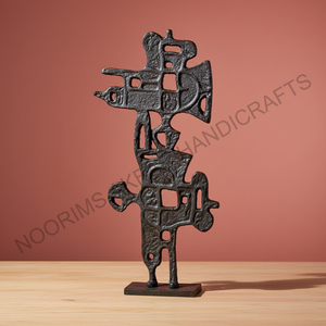 Black Aluminum Metal Art Large Freestanding Sculpture Indoor Outdoor Garden Yard Accent Decor Wholesale Exporter Factory Direct - Product Image 3