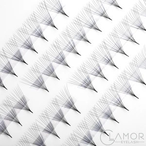 Fans de Promade ultra-rapides 3D-16D faits à la main tige pointue Curl C CC D L M Xl Premade faits à la main 300 500 1000 Fans cils en vrac - Product Image 2