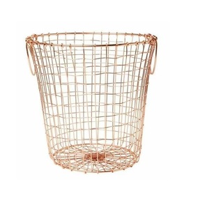 Panier de rangement au design moderne pour la maison, panier au design moderne en finition peinture poudre noire, artisanat, panier de rangement - Product Image 6
