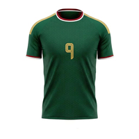Camiseta de Fútbol Personalizada Nueva Temporada 2026 para Hombre, Manga Corta, Impresión por Sublimación, Nombre y Número