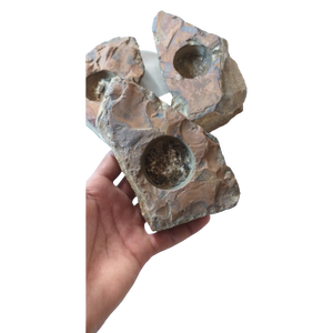 Portavelas de piedra Natural de alta calidad, candelero de cristal Natural de ojo de tigre de hierro, suministro mayorista de curación de cristal de piedras preciosas - Product Image 5