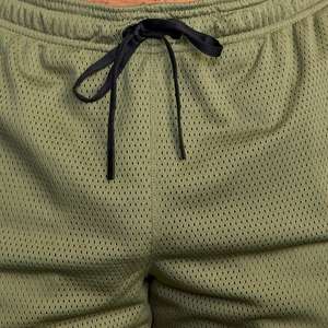 Short en maille à motif imprimé de basket-ball multicolore pour hommes, confortable en polyester, tricoté dans la rue avec cordon de serrage, vente en gros - Product Image 5