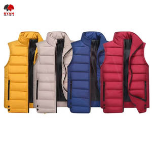 Gilet matelassé élégant pour homme, logo personnalisé, OEM ODM, léger, respirant, sans manches, pour la saison hivernale - Product Image 1