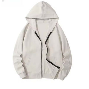 Diseño de Logotipo Personalizado, Sudadera con Capucha y Cremallera para Hombre, Nueva Llegada, a la Moda, de Alta Calidad, de Pakistán, MOQ Bajo, 100% Algodón Felpa - Product Image 4