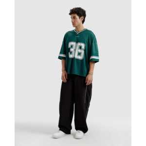 สไตล์สตรีทสุดคลาสสิก ผ้าเจอร์ซีย์ตาข่ายโพลีเอสเตอร์ 100% พิมพ์ลายแบบซับลิเมชั่น พิมพ์ซิลค์สกรีน พิมพ์สกรีน พิมพ์ลายโลโก้แบบกำหนดเอง - Product Image 4