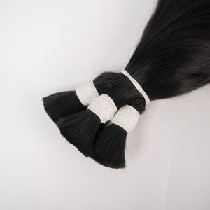 Paquets et perruques de cheveux humains bruts en gros, Vente en gros de cheveux vietnamiens bruts noirs vierges droits - Product Image 2