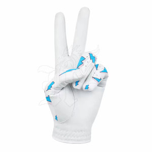 Gants de golf respirants toutes saisons personnalisables en cuir véritable de qualité supérieure, fermeture auto-agrippante unisexe, ajustement flexible pour les mains, sport - Product Image 5