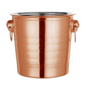 Conception martelée acier inoxydable seau à glace Bar hôtel accessoires conception personnalisée fête bière vin Champagne seau - Product Image 2