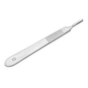 Manches de scalpel Bard Parker 3 en acier inoxydable, taille personnalisée, stériles, pour usage médical - Product Image 1