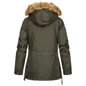 Standard <b>Women</b> <b>Parka</b> Jacket with Adjustable Hood Regular Autumn Waterproof Windproof Breathable Eco-Friendly Nylon Customizable - Product Image 3