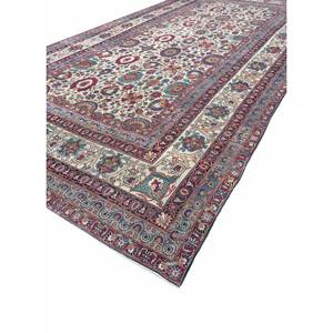 Tapis en laine noué à la main Aalam bleu à motif floral 9x12 rectangulaire pour la maison - Pae-5894 Haute qualité pour la chambre d'un adolescent - Product Image 2