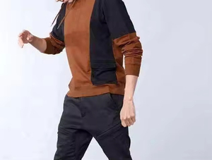 Ensemble sweat à capuche et jogging pour homme, délavé à l'acide, imprimé délavé, 100% coton, surdimensionné, respirant pour l'hiver - Product Image 4