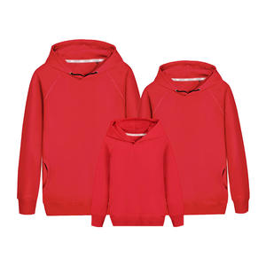 Sweat-shirts assortis pour la famille avec logo personnalisé 2026, 300G, couleur contrastée, hommes, femmes, enfants, sweat-shirt extensible 8,5% élasthanne - Product Image 2