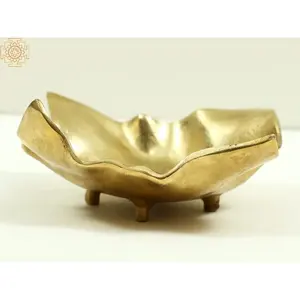 Tazón de Metal de Lujo con Textura Brillante, Tendencia Mundial, Decoración para el Hogar, para Comedor y Sala de Estar, Diseño Seguro, Fabricado por Zahid Export en India, Plateado - Product Image 3