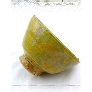 Tazón de Cerámica Artesanal Marroquí Tamegroute con Esmalte Verde, Artesanía Bereber Vintage, Decoración para el Hogar, Regalo - Product Image 1