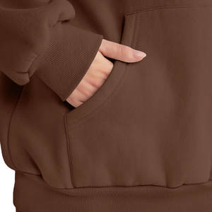 ชุดวอร์มแขนยาวสำหรับผู้หญิงชุดวอร์มสำหรับฤดูหนาวโลโก้ตามสั่ง - Product Image 6