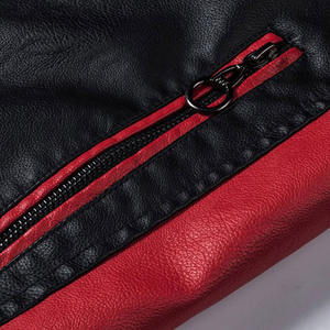 Chaqueta de Cuero de Diseño, Alta Calidad, Bajo Precio, Impermeable, Transpirable, para Hombre, Servicio OEM - Product Image 4