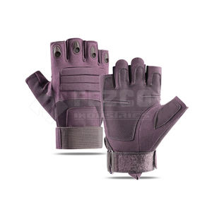 Transpirable Ultimate Personalizable Medio dedo Guantes de cuero Heavy Duty Levantamiento de pesas Fitness Gear Gimnasio Deportes Guantes de gimnasio duraderos - Product Image 6