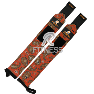RC Fitness Wear OEM ODM Customized Non-Slip Adjustable Weight Lifting Wrist <b>Wraps</b> Premium Wrist Support (Polyester Cotton) for - Product Image 2