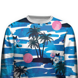 Sweatshirts avec logo imprimé design personnalisé pour hommes vente de gros sweatshirts pour hommes pullover sweatshirts hawaïens surdimensionnés unis - Product Image 3