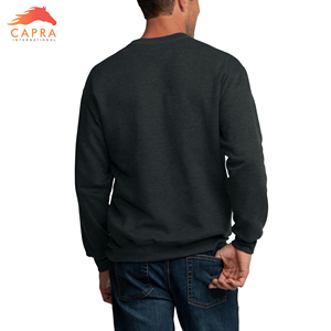 OEM Nouveau modèle Sweat-shirt surdimensionné personnalisé pour hommes Sweatshirts ras du cou de marque privée en polaire - Product Image 3