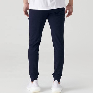 Pantalones Deportivos de Hombre al por Mayor, Ajustados, Elásticos, Lisos, Suaves, con Bolsillo, Cintura Elástica con Cordón, de Poliéster y Elastano - Product Image 2