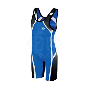 Nouvelle arrivée Spandex Polyester vêtements de lutte hommes Wrestling Singlet séchage rapide singulet personnalisé - Product Image 2