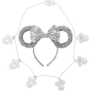 Accessoire capillaire lumineux LED Mickey et Minnie personnalisable OEM/ODM, serre-têtes en guirlande et collier, coffret cadeau, éclairage direct pour fêtes - Product Image 2