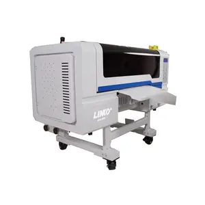 Automatische A3 Dtf Printer 30Cm Dual Xp600 Hoofd Digitale T-Shirt Drukmachine Voor Kleding Met 300Mm Dimensie Multicolor
