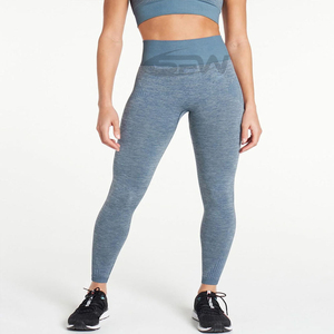 Leggings de yoga à cordon de serrage pour femmes High Rise Squat Proof Breathable Four-Way Stretch Fabric ComfortableTraining and Pilates - Product Image 3