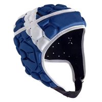 Superventas bandera media cara suave Shell acolchado casco fútbol Rugby Pad Softshell casco 7on7 7V7 autismo epilepsia Scrum Cap OEM