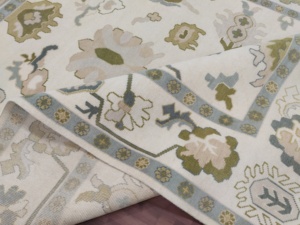 Alfombra de lana anudada a mano persa de 8x10 personalizable, elegante sala de estar abstracta, juegos de suelo, fábrica de algodón de alta venta - Product Image 6