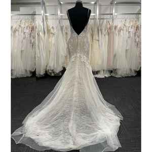 Elegante Vestido de Noche Largo hasta el Suelo, Antiestático, Transpirable y Ecológico, con Silueta en A, de Tul, Talla Grande, Cuello en V, para Eventos Formales - Product Image 6