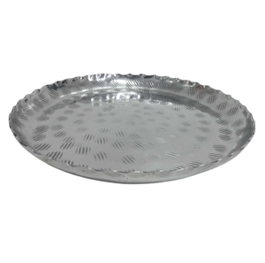 Vente en gros en vrac support à gâteau en fer à 3 niveaux couleur nickel plateau de service style moderne pour la décoration de maison et de restaurant - Product Image 4