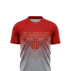 Uniforme de football 100% polyester de haute qualité pour hommes et vente en gros pas cher logo personnalisé uniforme de football Slim Fit - Product Image 4